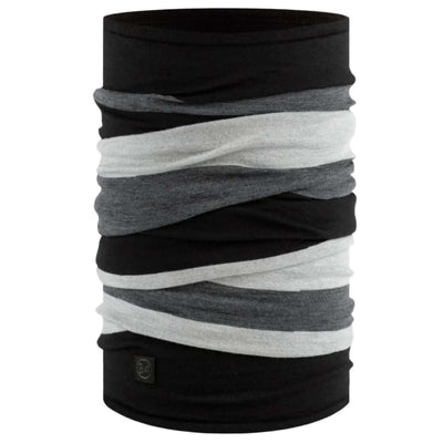 Buff Merino Move Neckwear Multifunction Graphite