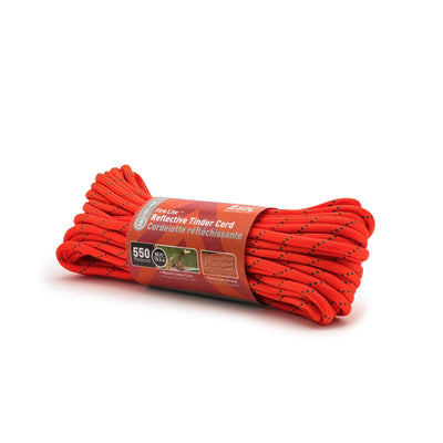 Survive Outdoors Longer Fire Lite 550 Reflective Tinder Cord - 50 ft