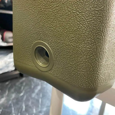 Close-up of the Jerry Can Plastic for Water showing the durable texture with a built-in tap, 22L capacity, ideal for travel and storage.