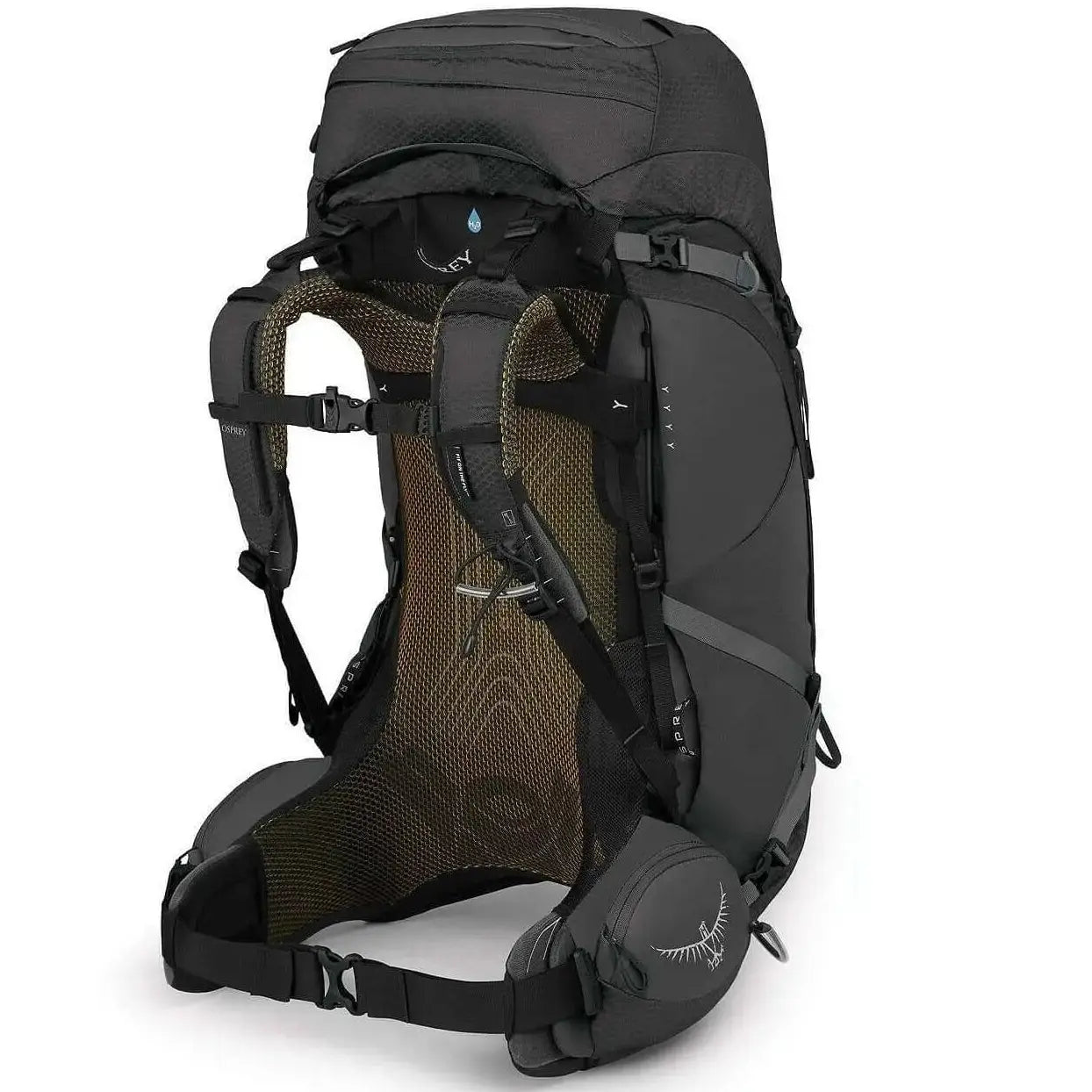 Osprey Atmos AG 50 - Men backpack with AntiGravity suspension, ideal for comfort and ventilation on multiday trips.