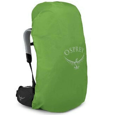 Atmos AG LT 50 - Men by Osprey, featuring a green integrated raincover for technical backpacking.