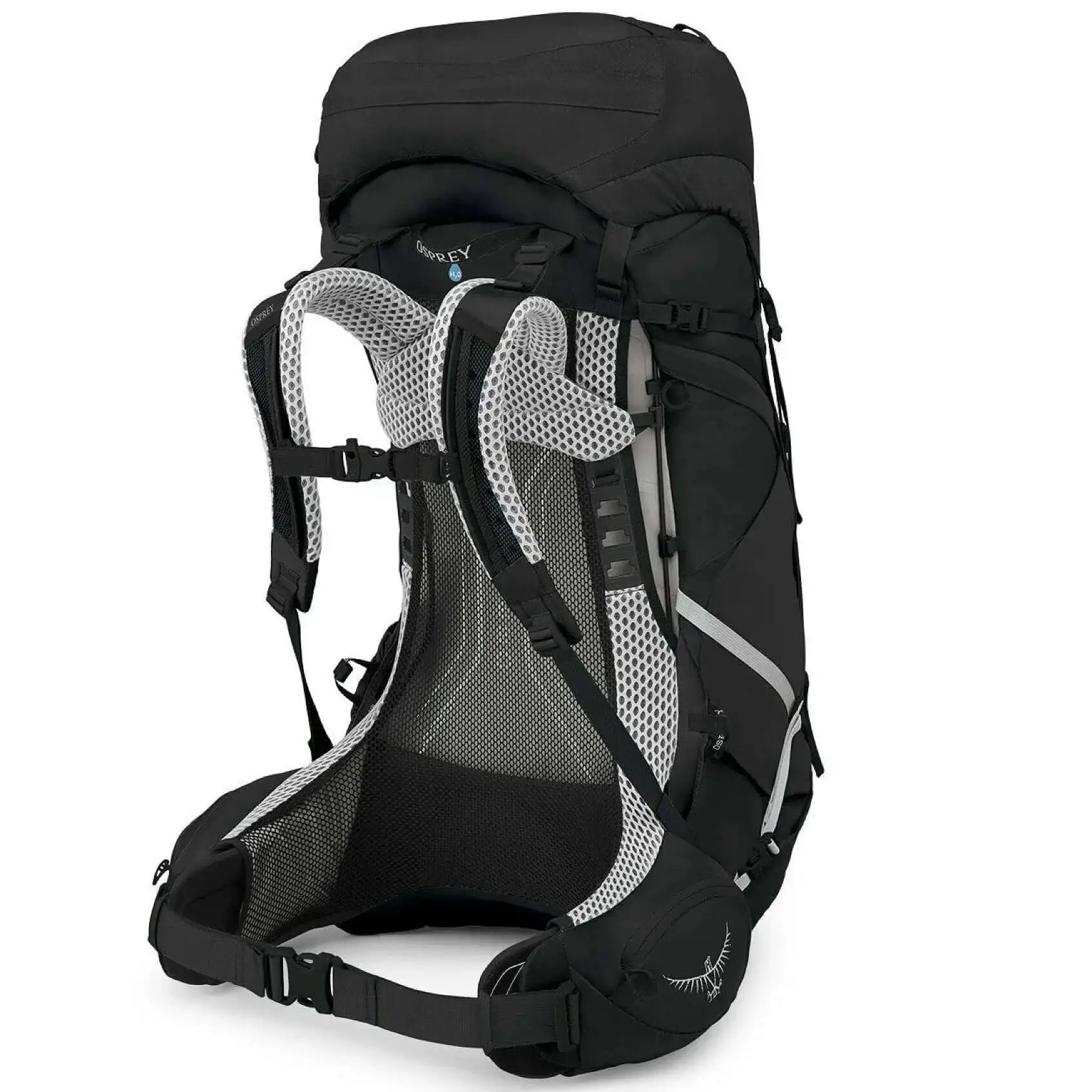 Atmos AG LT 50 - Men backpack showcasing AntiGravity suspension and streamlined design by Osprey.