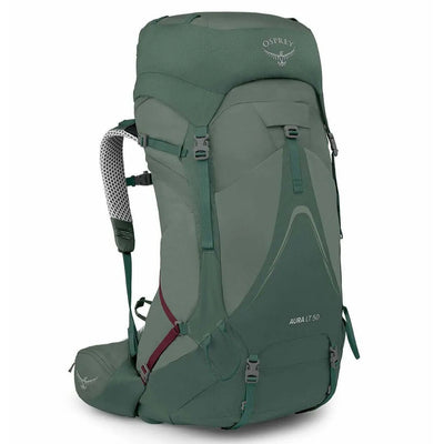 Osprey Aura AG LT 50 - Women, lightweight backpack with AntiGravity suspension and integrated raincover for technical backpackers.