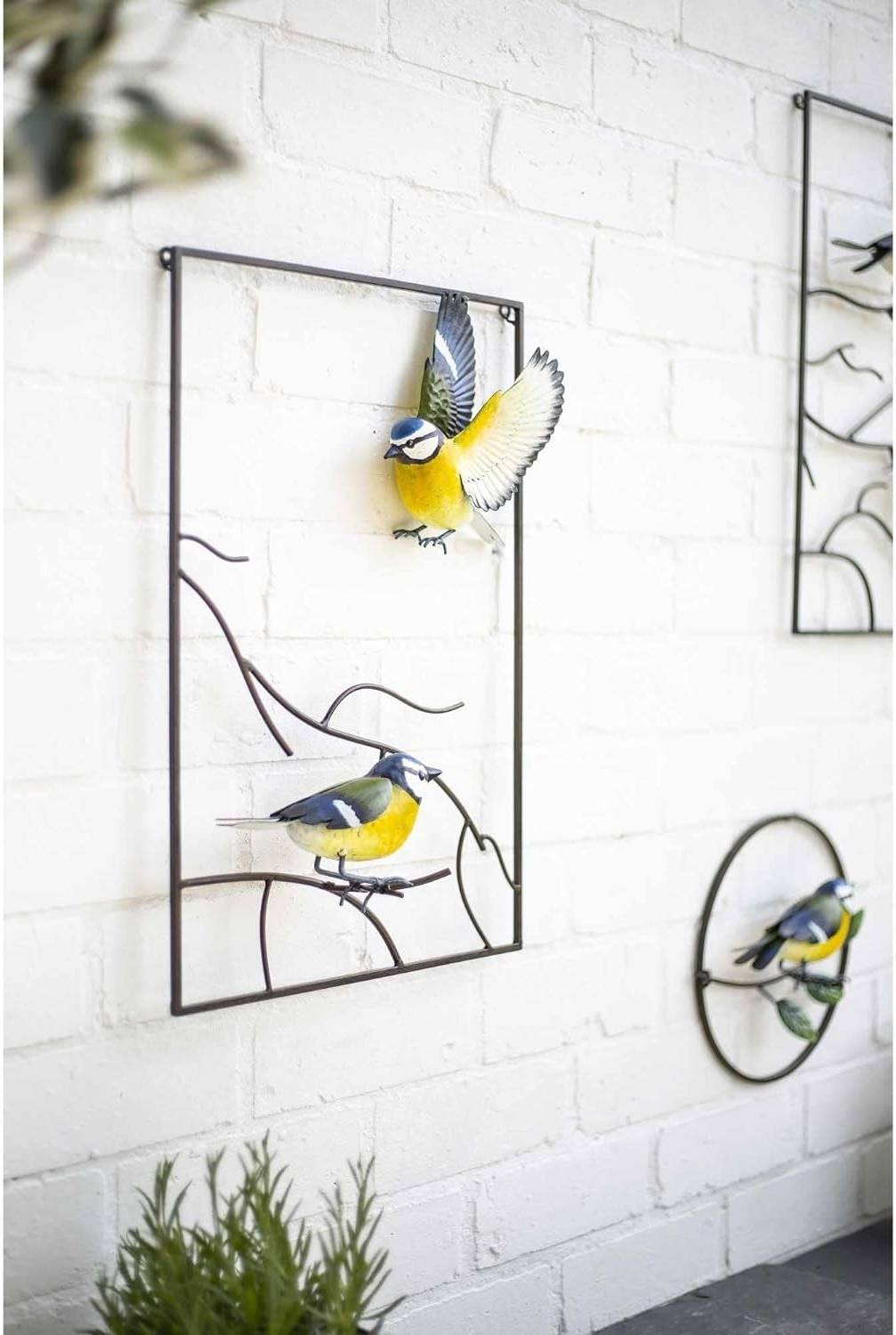 La Hacienda Tree Top Blue Tit Wall Art Large