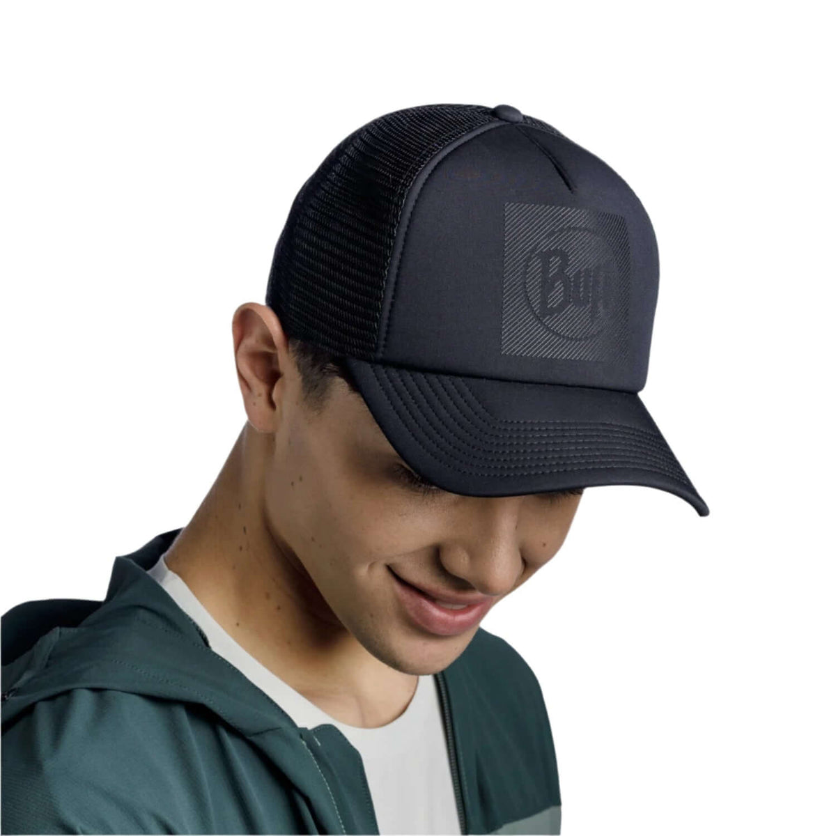 Buff Trucker Cap Reth Black Casual UV Mesh Hat