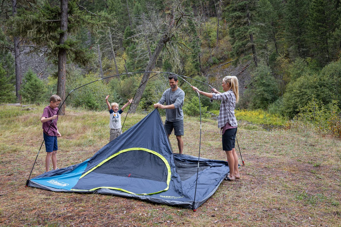 Coleman 6-Person Dark Room Skydome Tent - Shop  Camping Tents at  Trekaline
