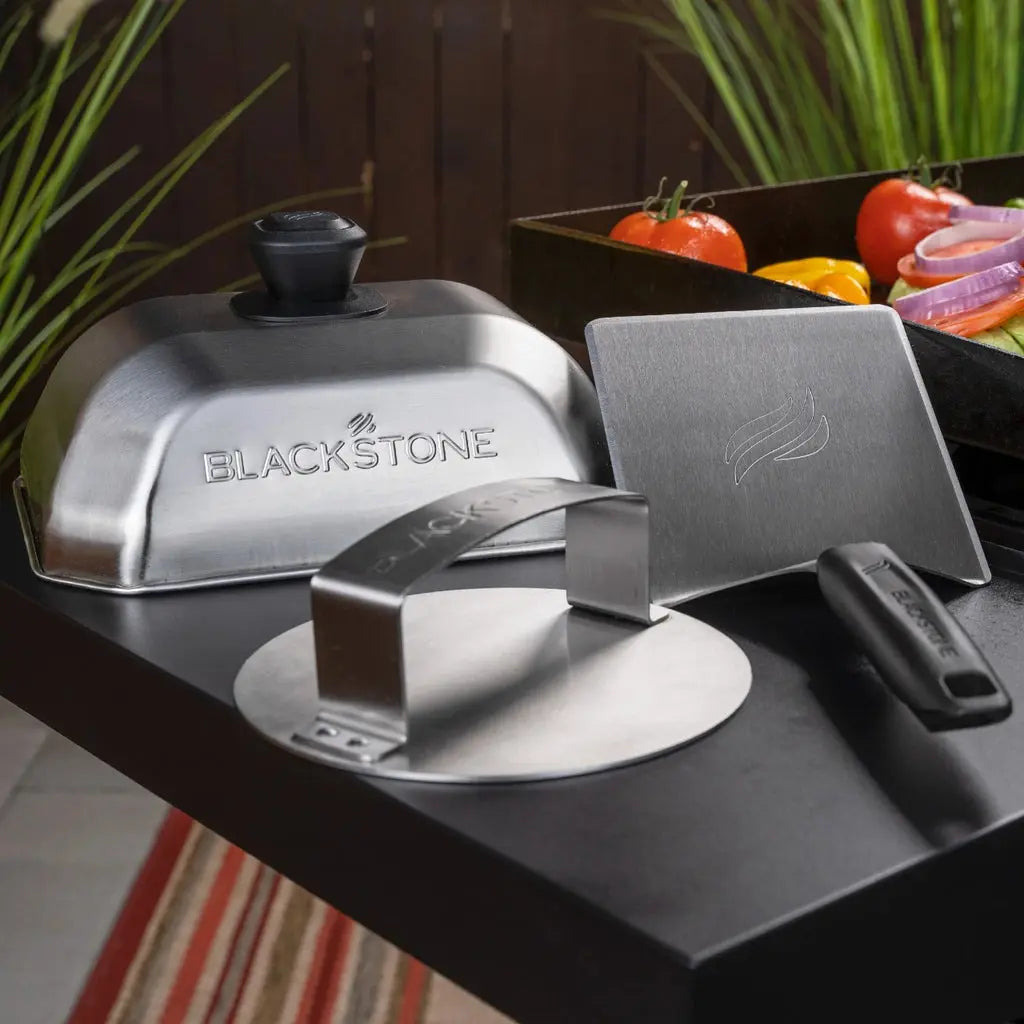 Blackstone Hamburger Kit 3 Pieces - Shop  Grill and Fire Pit Accessories at  Trekaline