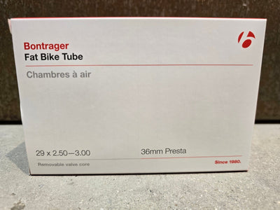 Bontrager Fat and Plus Presta Valve Bicycle Tube - Shop  Bike Tubes at  Trekaline