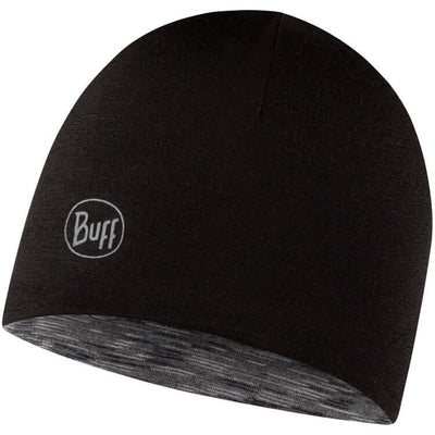Buff Reversible Merino Lightweight Beanie Youth - Black Graphite