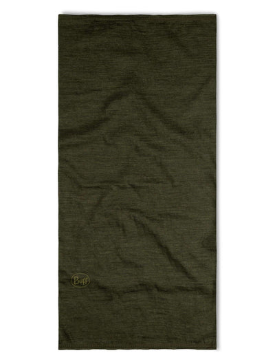 Buff Merino Lightweight Neckwear Solid Bark Brown