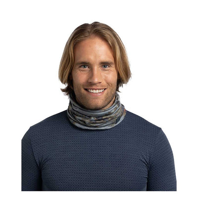 Buff Merino Lightweight Neckwear Natural Tye Dye - Flint - Shop Neck Gaiters at Trekaline