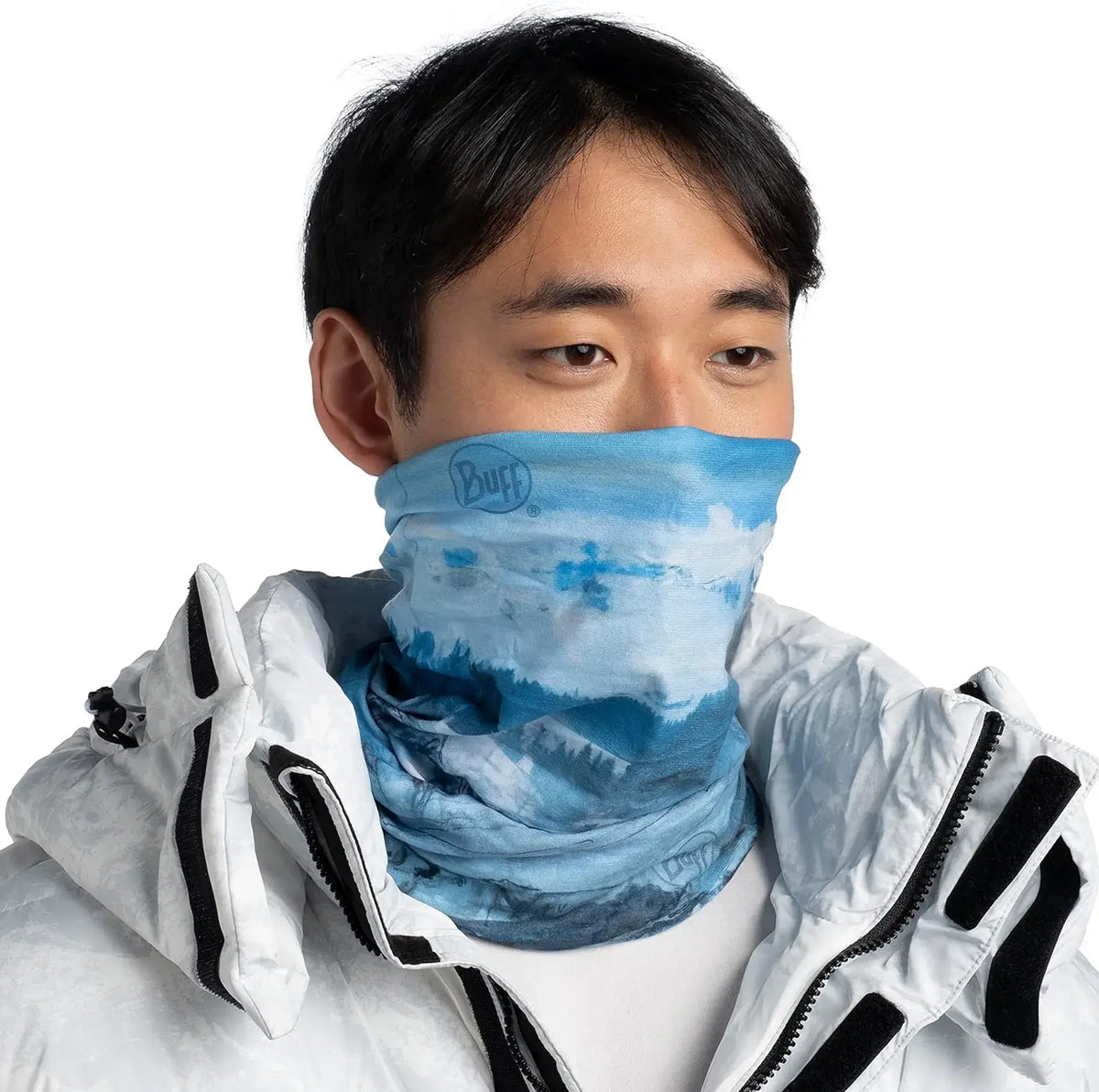 Buff Original EcoStretch Neckwear Dusty Blue