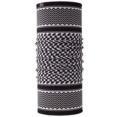 Buff Original Shemagh Desert Scarf Black White