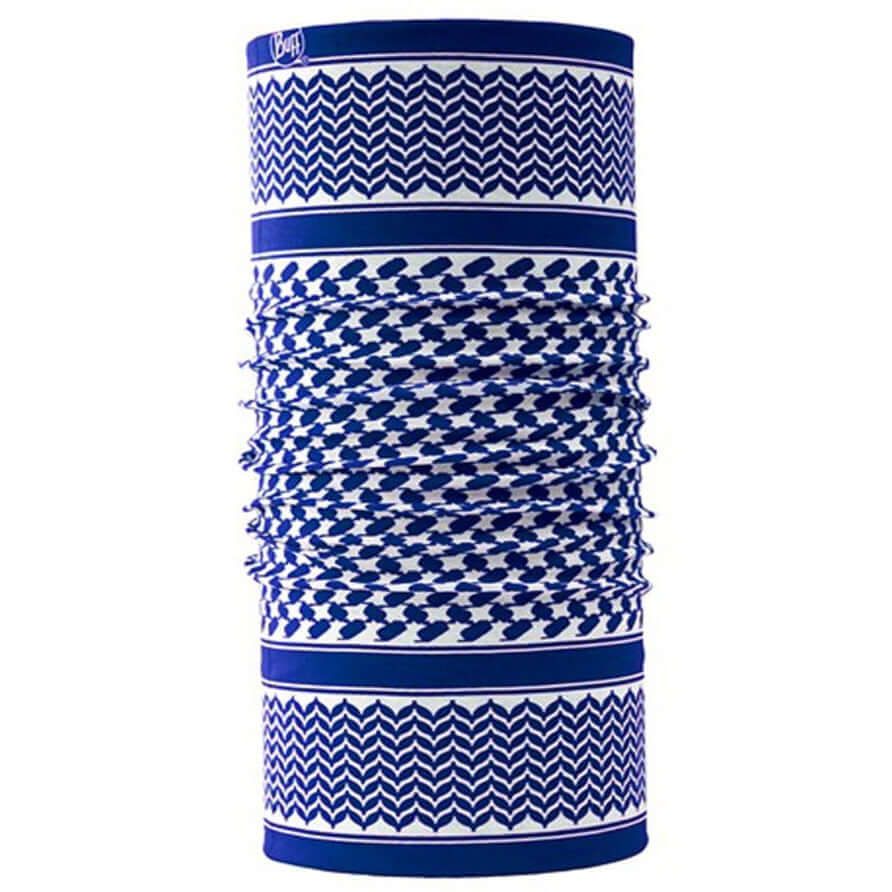 Buff Original Shemagh Desert Wrap Blue White