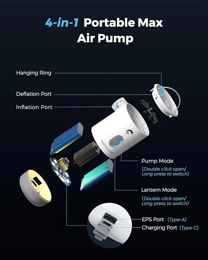 Flextail Max Pump 2 Pro Electric Inflator - Shop  Air Pumps at  Trekaline