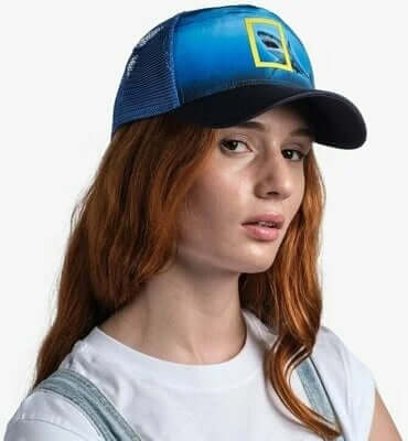 Buff Trucker Cap National Geographic Seons Navy