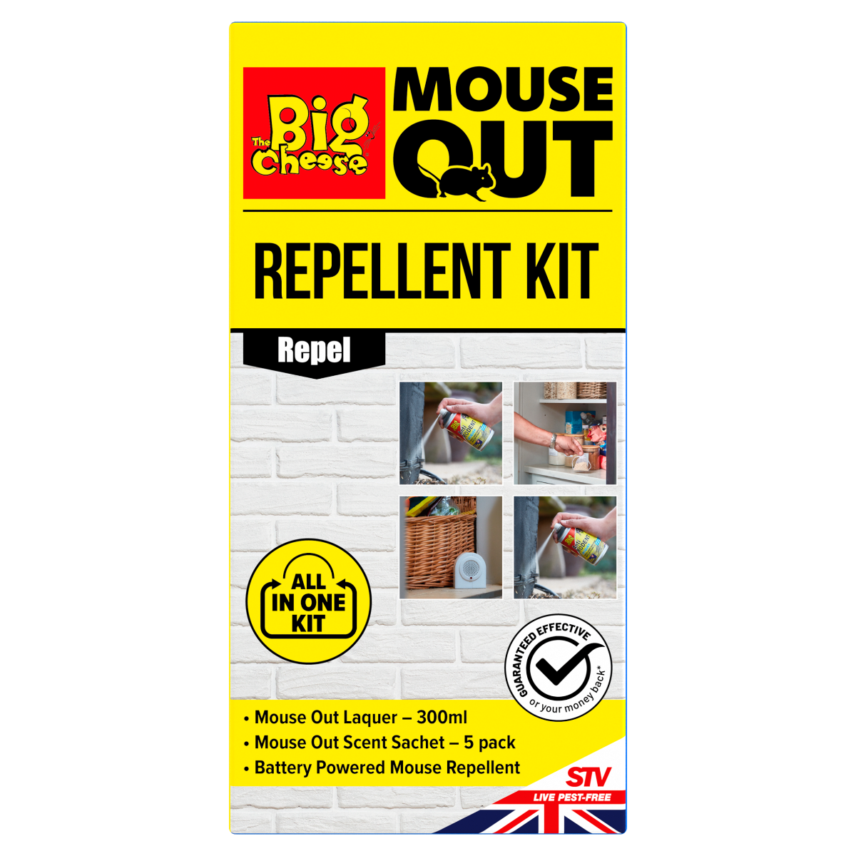 STV Big Cheese Mouse Out Repellent Kit