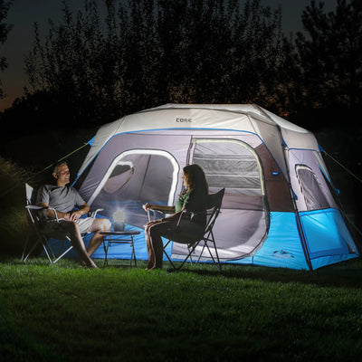 Core Equipment 6 Person Lighted Tent - Shop  Camping Tents at  Trekaline
