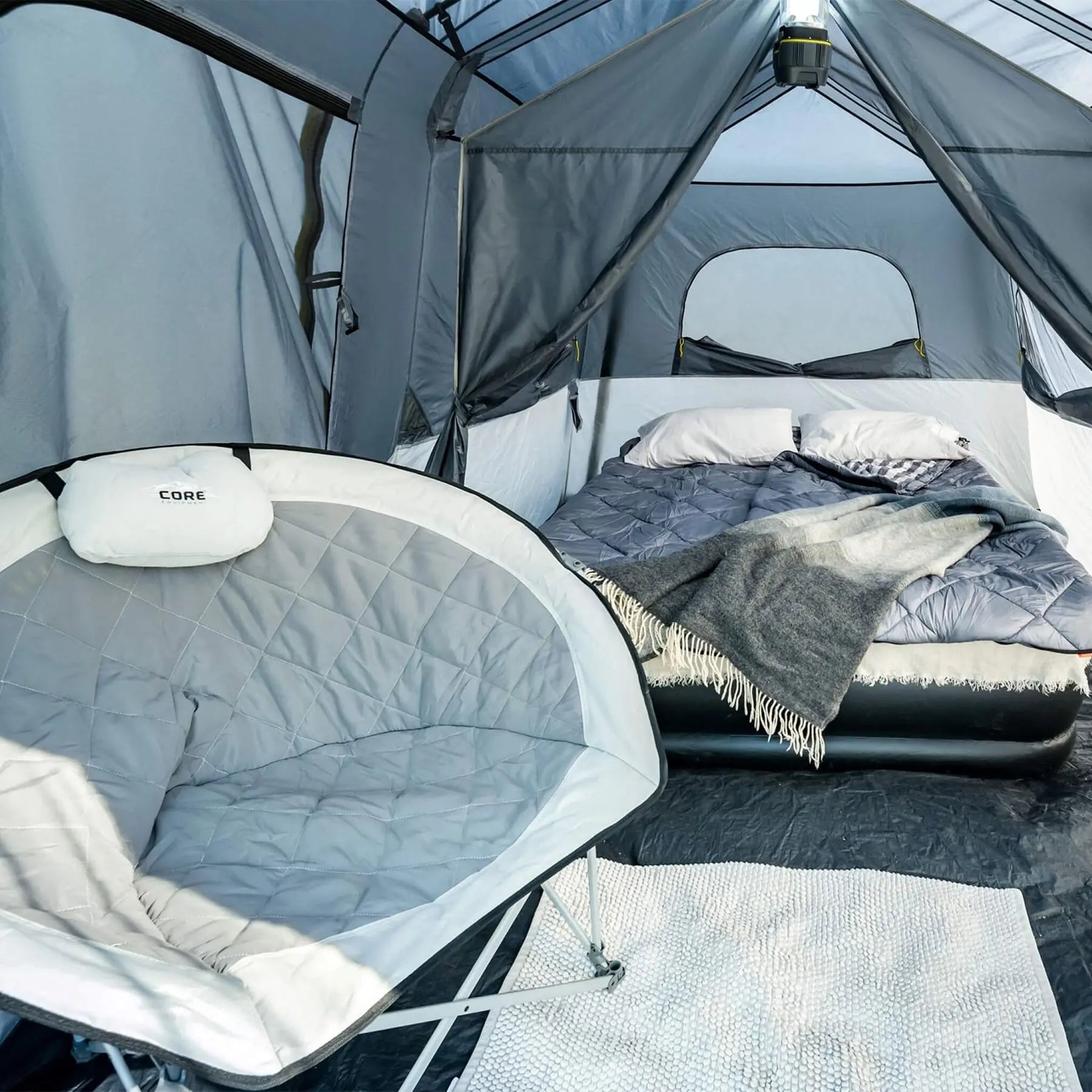 Core Equipment 9 Person Cabin Tent With Rainfly - Shop  Camping Tents at  Trekaline
