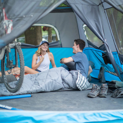 Core Equipment 9 Person Lighted Cabin Tent - Shop  Camping Tents at  Trekaline
