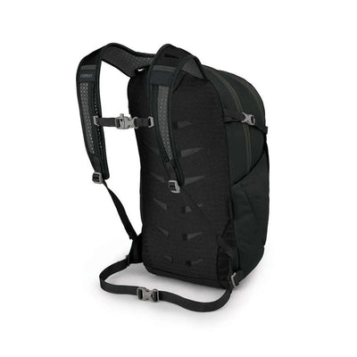 Osprey Daylite Plus Everyday Daypack - 20L, black color backpack with ergonomic straps, ideal for travel and everyday use.