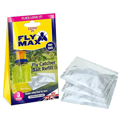 STV Zero In Fly Catcher Bait Refill Sachet 3 Pack
