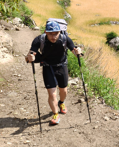 Masters Eiger Trekking Poles - Black / Green