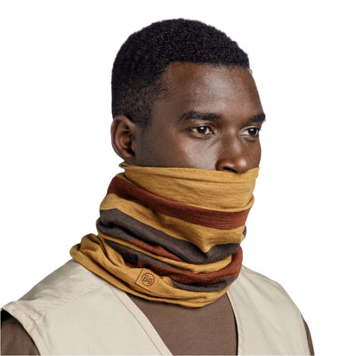 Buff Merino Move Neckwear Solid Mustard Scarf