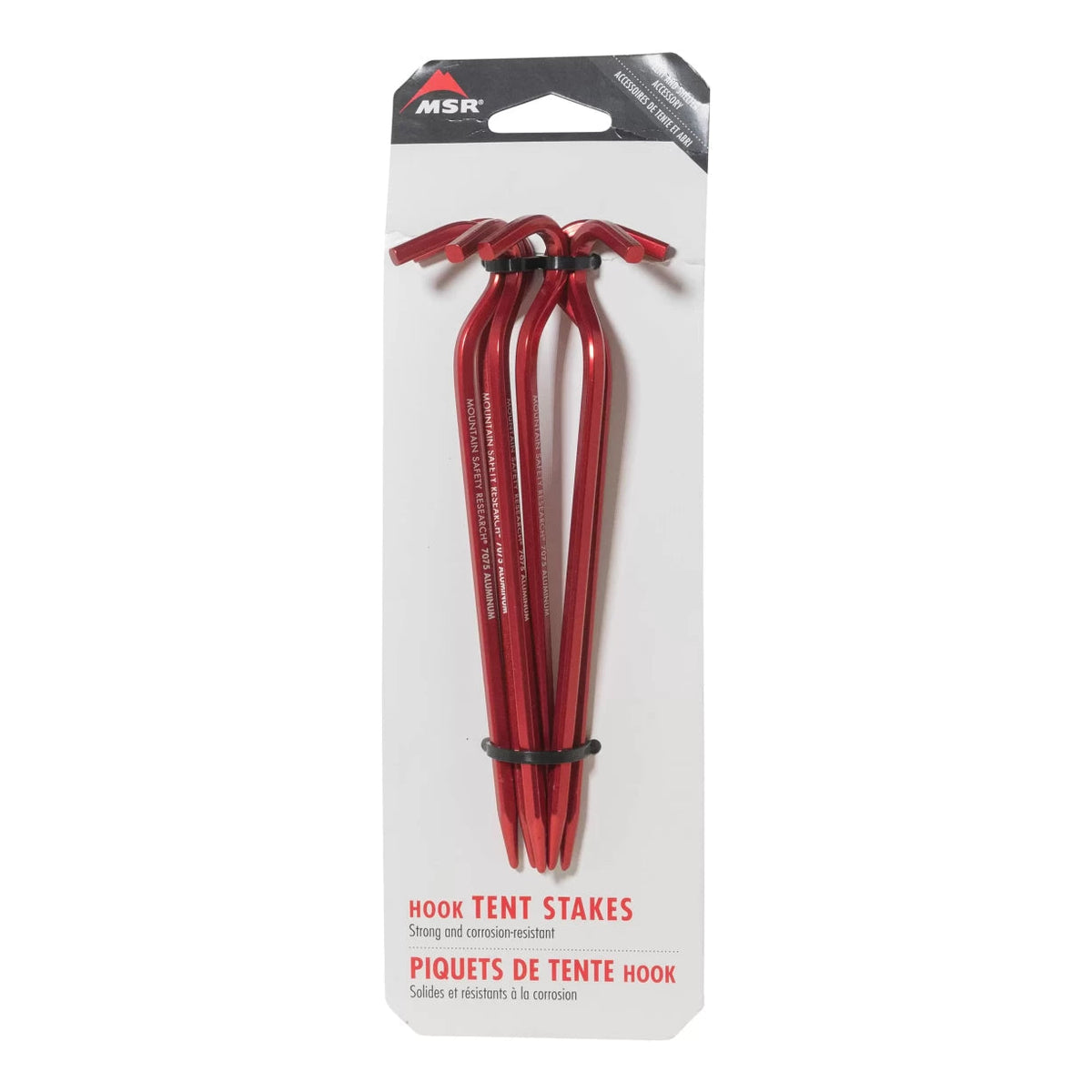 MSR Aluminum Tent Hook Stakes 6 Pack - Shop  Tent Stakes at  Trekaline