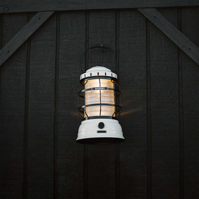 Barebones Forest Lantern - Vintage White - Shop  Electric Lanterns at  Trekaline