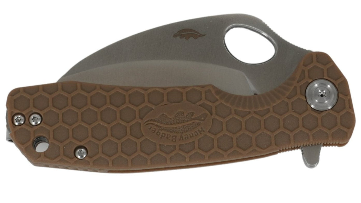 Honey Badger Large Claw Smooth Knife 8Cr13MoV Steel