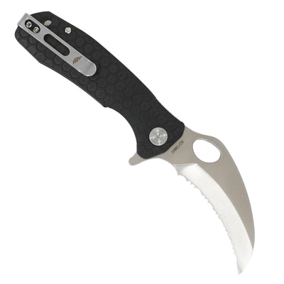 Honey Badger Large Claw Serrated Knife 8Cr13MoV Steel