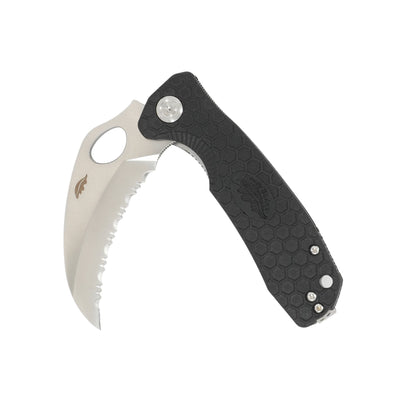 Honey Badger Medium Claw Serrated Knife 8Cr13MoV Steel