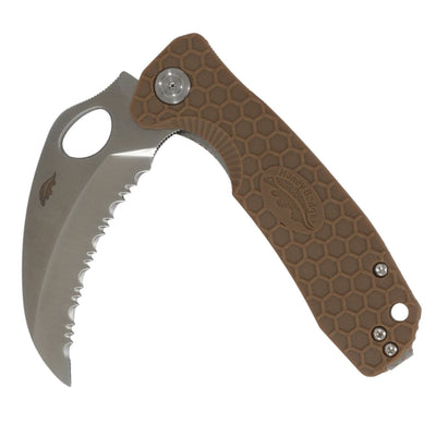 Honey Badger Medium Claw Serrated Knife 8Cr13MoV Steel