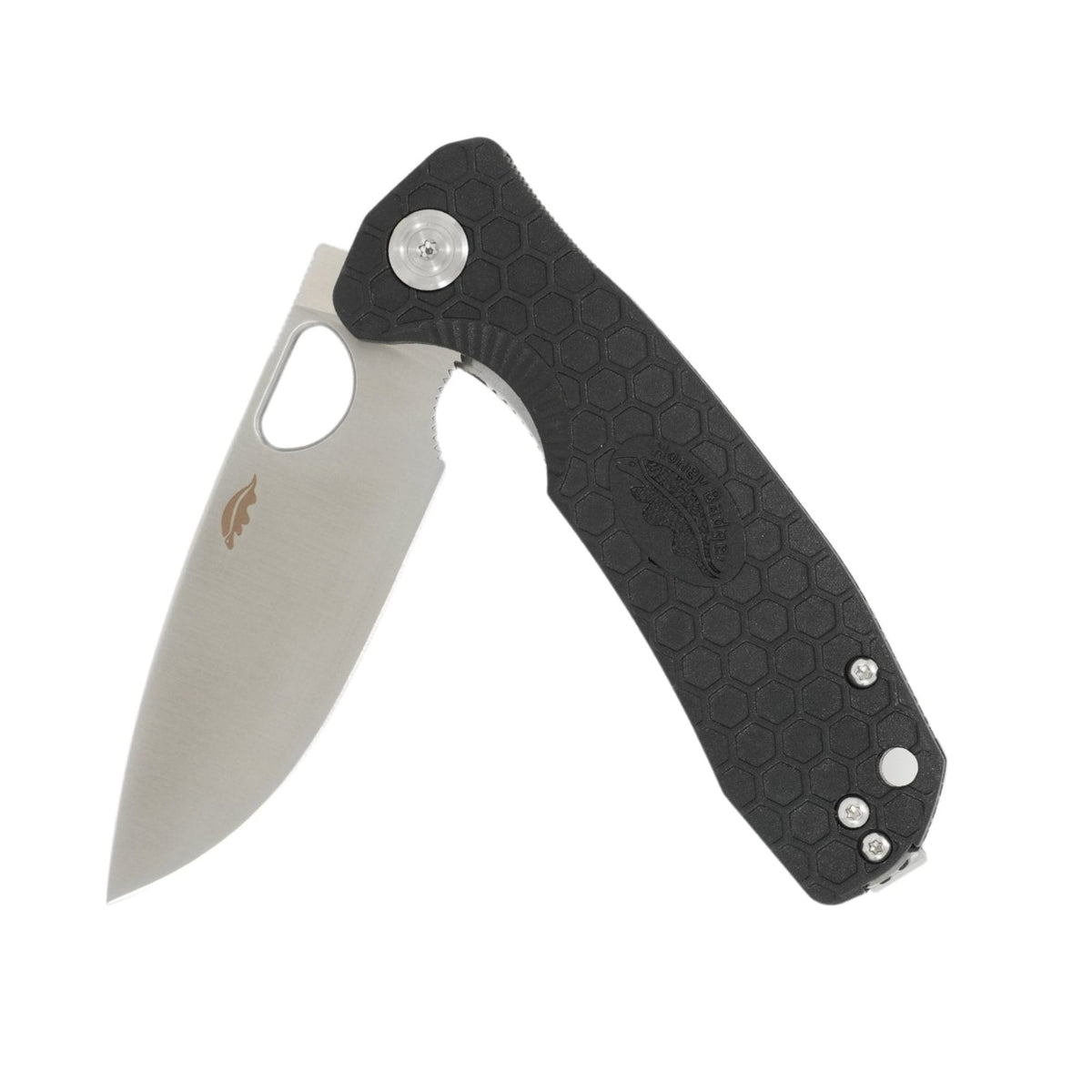 Honey Badger Medium Drop Point Knife 14C28N Steel