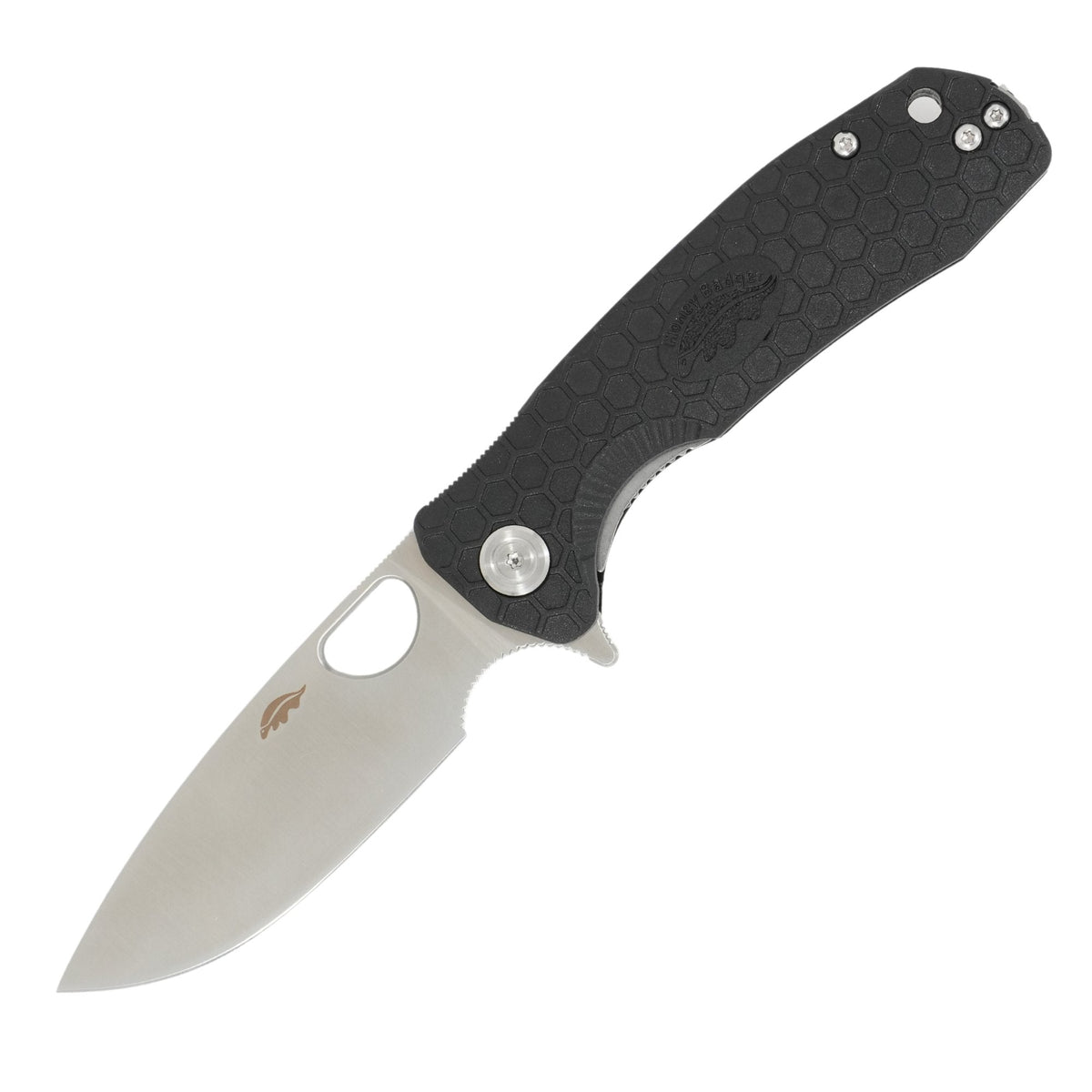 Honey Badger Medium Drop Point Knife 14C28N Steel