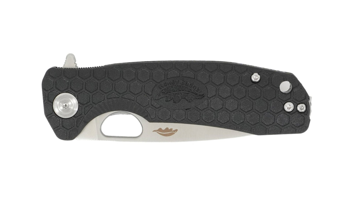 Honey Badger Medium Drop Point Knife 14C28N Steel