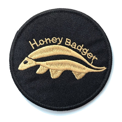 Honey Badger Embroidered Round Patch 8.3 cm