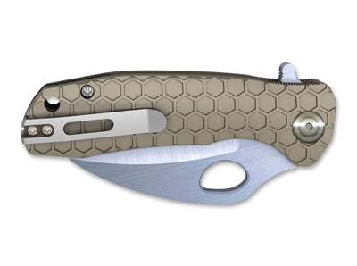 Honey Badger Medium Claw Smooth Knife D2 Steel