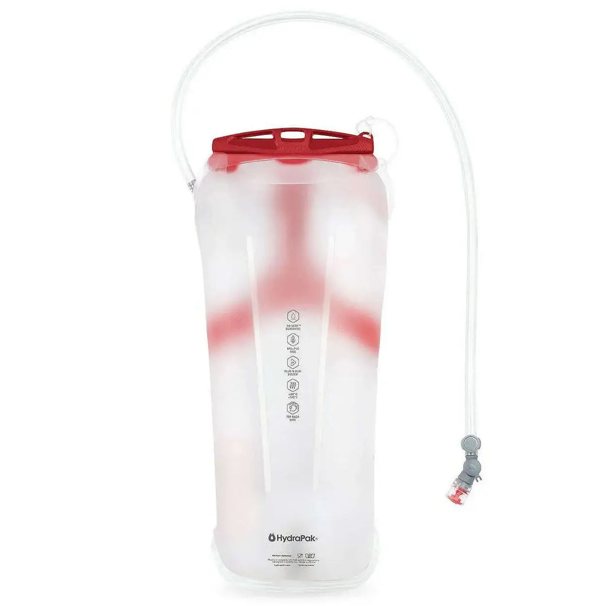 Osprey Hydraulics LT 2.5 L Reservoir with ergonomic design and dual baffles for easy carry and use.