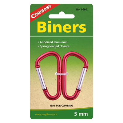 Coghlan's Mini Carabiners 2 Pack - Shop  Carabiner Keychains at  Trekaline