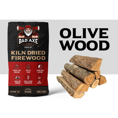 Bad Axe Olive Hardwood Firewood 40L