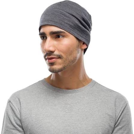 Buff Merino Lightweight Beanie - Solid Grey
