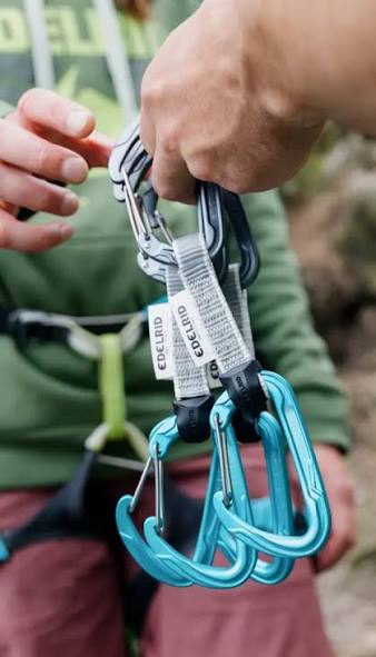 Edelrid Pure Wire Set Quickdraw - Shop Quickdraws at Trekaline