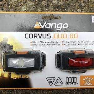 Vango Corvus Duo 80 Lumen Headtorch - Shop  LED Headlamps at  Trekaline