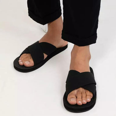 Indosole Men's ESSNTLS Cross Sandals