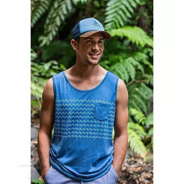 Buff Trucker Cap Brak Stone Blue Breathable Mesh Hat