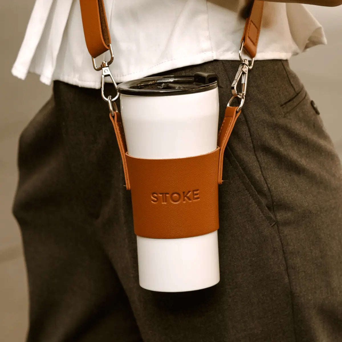 Sttoke Kerrie Sleeve & STTRAP with Extension Carry Set