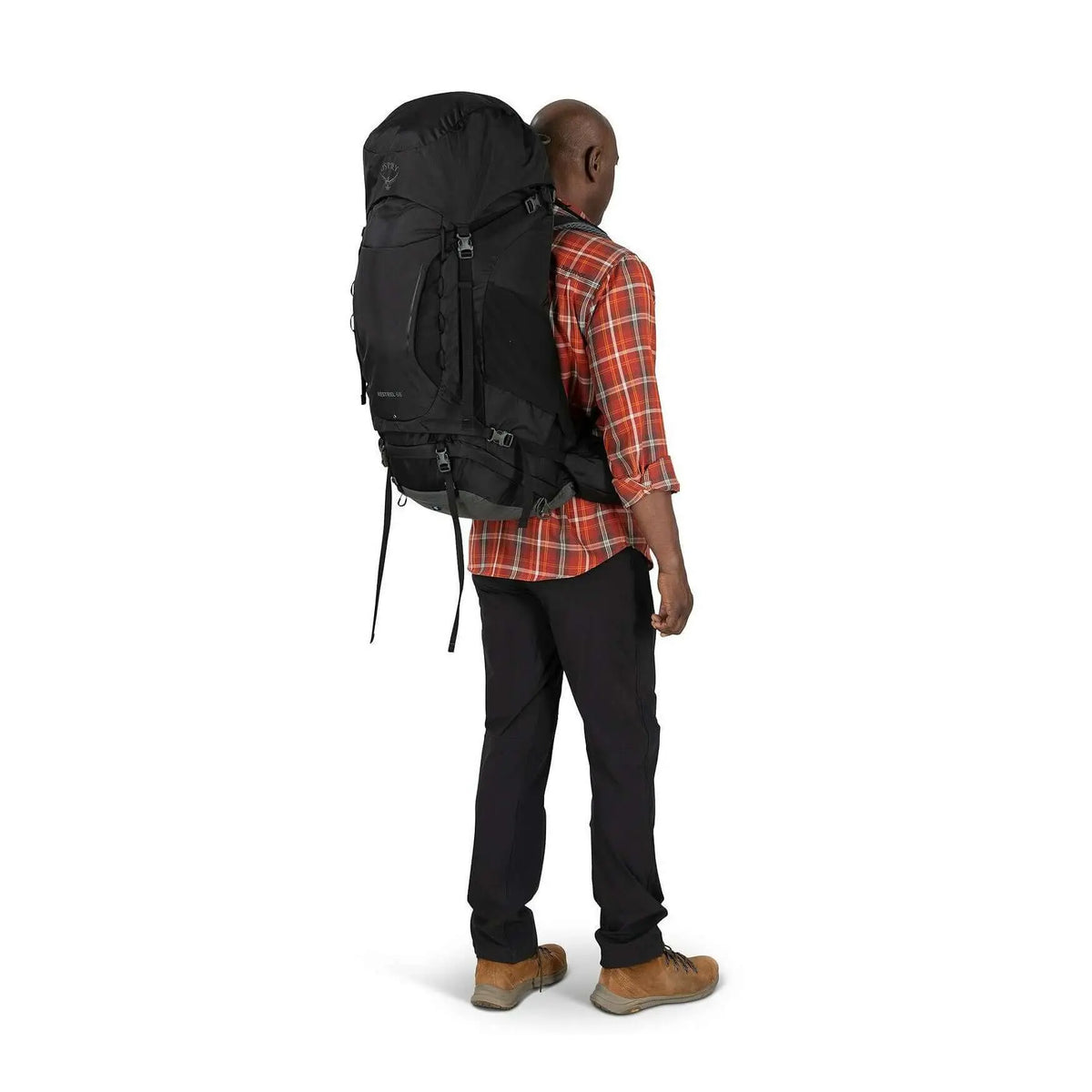 Osprey Kestrel 68 - Men backpack for outdoor adventures, scraping canyons, snowy peaks, trail work, 68-liter capacity, durable design