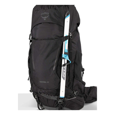 Osprey Kestrel 68 - Men backpack, ideal for challenging hikes and trailwork, featuring a 68-liter capacity for outdoor adventures.